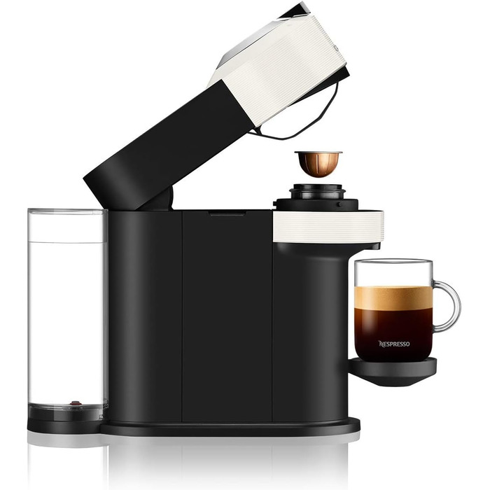 Кавоварка в капсулах Nespresso De'Longhi ENV 120.W Vertuo Next, біла без піноутворювача молока