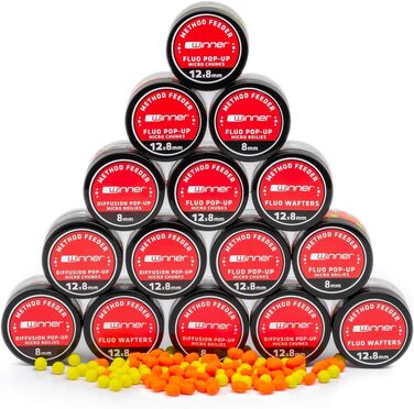 Набір наживок Tandem Baits з 16 шт. для методу та годівниці, розмір XXL Ловля коропа без зусиль Аксесуари для лову коропа для професіоналів та рибалок-аматорів