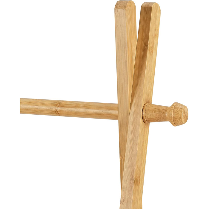 Дитяча вішалка для одягу Sola, вішалка для курток, 126 x 73 x 42 см, бамбукова вішалка для одягу для дитячих кімнат та спалень