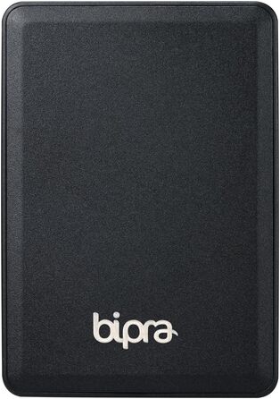 Ультратонкий зовнішній жорсткий диск з USB 3.0, NTFS, чорний, від Bipra 1000GB 1TB