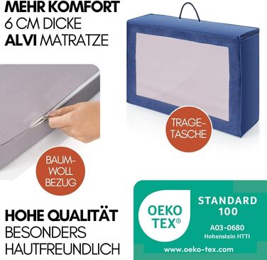 Дитяче ліжечко Hauck Dream n Play Plus з матрацом та москітною сіткою - Складане дитяче ліжечко з сумкою та великим входом - Пильно-блакитний