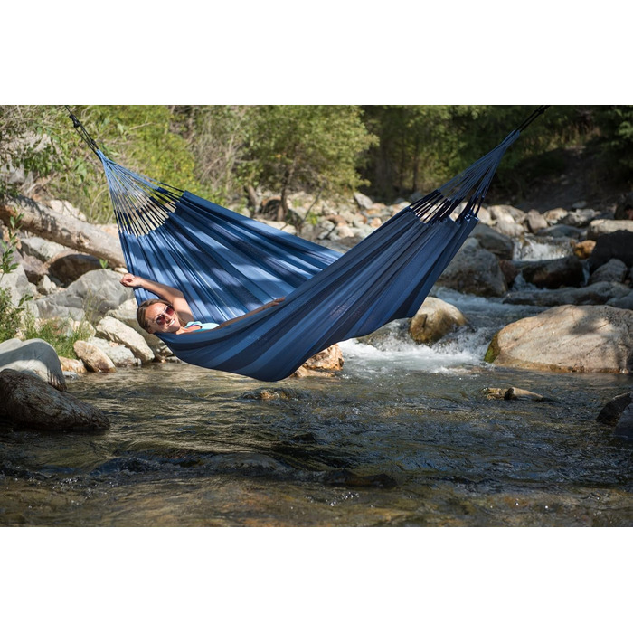 Класичний двомісний гамак на відкритому повітрі