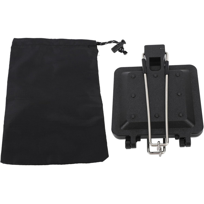 Бутербродниця, двостороння форма для випічки, компактна складна ручка для кемпінгу