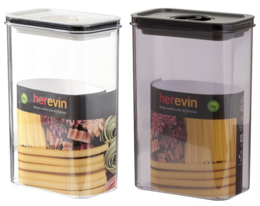 Контейнер HEREVIN Canister-Vacuum Lid-White-Black 2.5 л (161189-000) (7077945)