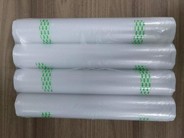 Вакуумні пакувальні пакети YISH Вакуумна плівка Вакуумні пакети Рулони харчової вакуумної плівки вакуумний мішок для рулонів плівки Sous Vide для вакуумного пакувальника 8 рулонів 20/28x300 см плівки, без BPA