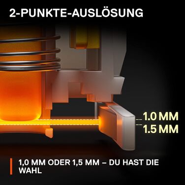Механічна ігрова клавіатура - Оптичні перемикачі - 2-точковий привід - Ес-порт форм-фактор без десяти клавіш - Перемикачі з можлив