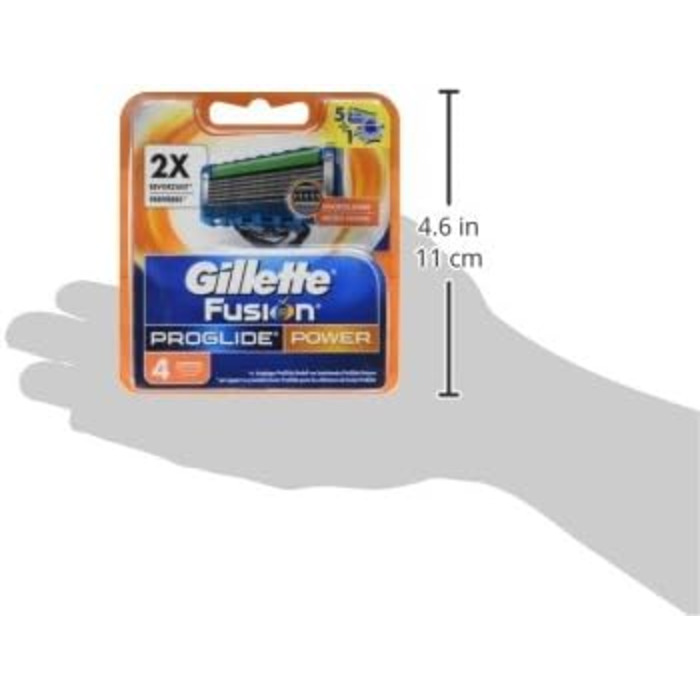 Леза для бритви Gillette Fusion ProGlide Power для чоловіків 4 шт. и