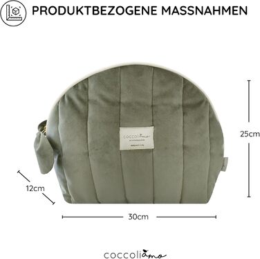 М'яка оксамитова лікарняна сумка Coccoliamo з туалетним приладдям, сумка для народження дитини для жінок, багатофункціональна сумк