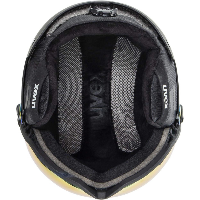 Захисний козирок для лижного шолома uvex Wanted Visor - темно-синій матовий чорний матовий 58-61 см стильний, спортивний