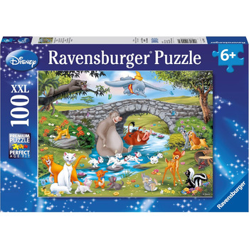 Дитячий пазл Ravensburger - 10947 Сім&39я Друзів тварин - пазл Дісней для дітей від 6 років, 100 елементів у форматі XXL