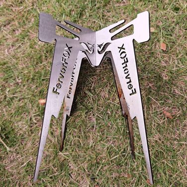 Регульована, складна підставка для плити, міцна конструкція, ергономічні кемпінгові грилі для походів, незамінні, нержавіючі для приготування їжі на свіжому повітрі