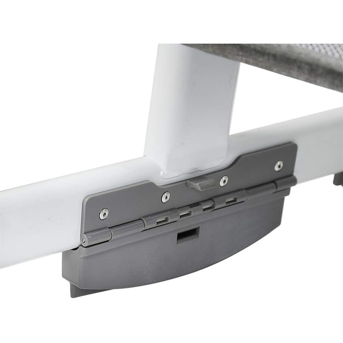 Дитяче ліжко OHMG з режимом сну та колискою, колиска для новонароджених з москітною сіткою для дітей від 0 до 36 місяців, багато місця для зберігання, витримує 50 кг, 92*58*70-90 см (сіро-білий)