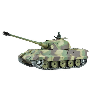 Радіокерований танк Panther 3819 Heng Long з димовою та звуковою імітацією, функцією стрільби та контролем якості