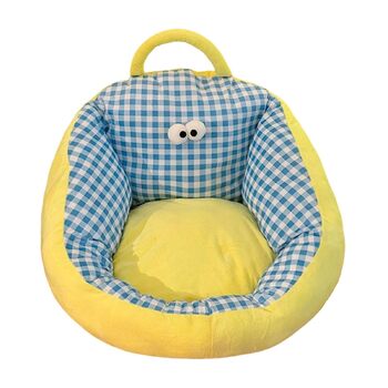 Дитячий диван зі спинкою, зручний диван, крісло татамі для вітальні, дитячої кімнати, кабінету, синій, L Синій Великий