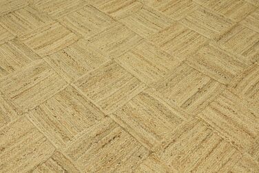 Великий килим кілім 25,4 x 35,6 см, бежевий, тканий джутовий килим, для приміщень і вулиць, килим плоского плетіння, зона з високо