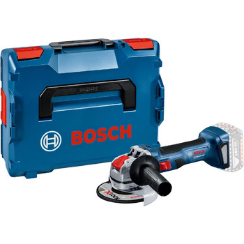 Кутова шліфувальна машина Bosch Professional 18V System BITURBO GWX 18V-7 з X-LOCK (діаметр круга 115 мм, потужність 700 Вт, вкл.