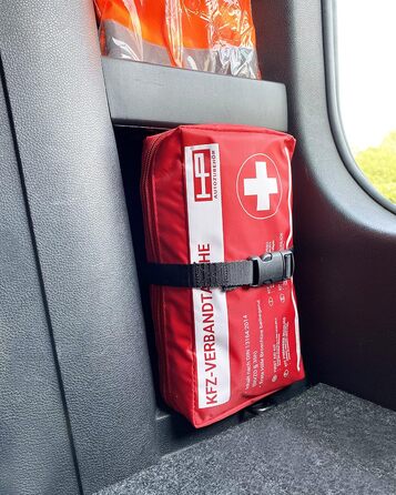 Аптечка червоного кольору - Мінімальний термін зберігання мін. 4 роки Без масок, 10039 KFZ -