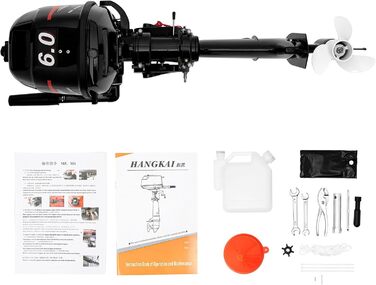 Тактний підвісний мотор, човновий двигун/бензиновий двигун, для човнів, з водяним охолодженням, 6-