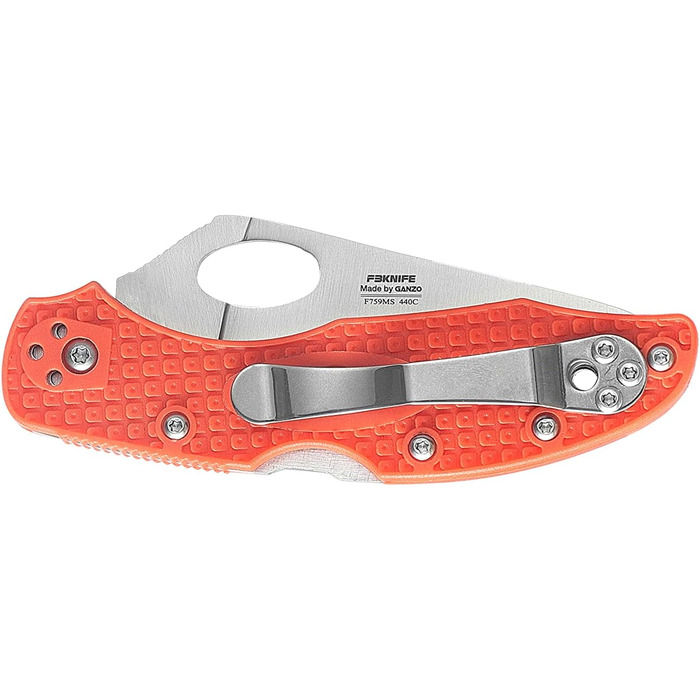 Кишеньковий складаний ніж зі сталі 440C лезо 75 мм нековзна ручка з кліпсою Кемпінг Полювання Риболовля Відкритий EDC ніж 175 мм 6