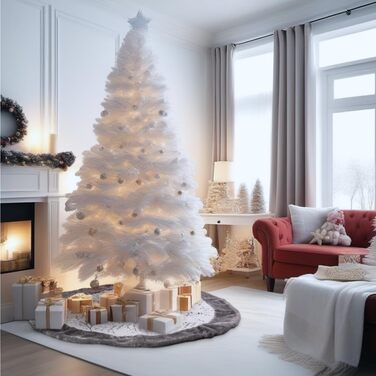 Різдвяний коврик під ялинку 90 см срібний Lanpn