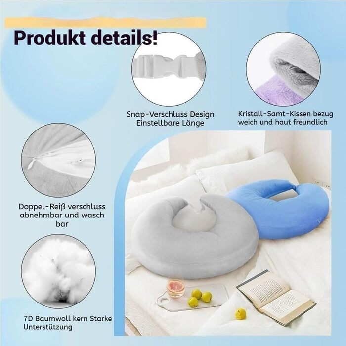 Ергономічна подушка ASIAD Crealis ваш союзник комфорту для творчих моментів, в&39язана гачком подушка-підтримка, ергономічна ігрова подушка для рук, легка, портативна, знімає напругу, сіра