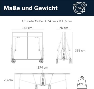 Стіл для настільного тенісу CORNILLEAU 100 Outdoor