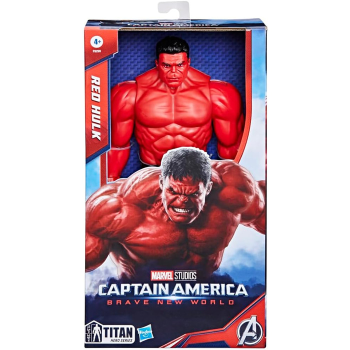 Капітан Америка Чудовий новий світ, фігурка червоного Халка з серії Titan Hero Series Deluxe