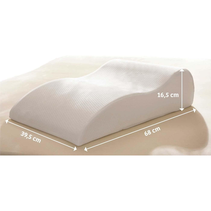 Ергономічна подушка для підняття ніг Venen Engel Подушка для підтримки ніг та колін Зроблено в Німеччині Подушка для ніг Клиноподібна подушка Подушка для підняття ніг