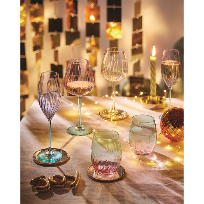 Набір келихів CD'A Swirly Spring, 4х210 мл (7224466)