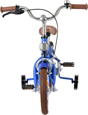 Дитячий велосипед Volare Blue Cruiser 12 35 років Ручне та ножне гальмо, знімні бічні колеса, захист ланцюга та світловідбивачі Регульоване сідло Подарунок для дівчаток та хлопчиків