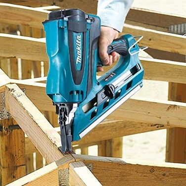 Акумуляторний газовий цвяходер Makita GN900SE 7,2 В, чорний, синій, бензиновий одинарний