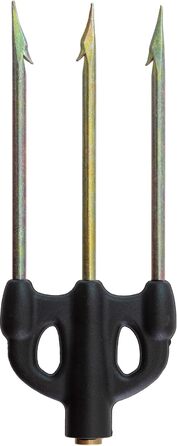 Багатозубчастий нейлоновий спис Cressi (3-зубці), чорний, для дорослих