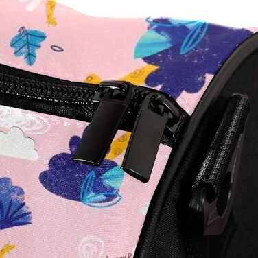 Спортивна сумка, маленька дорожня сумка, сумка для йоги, з принтом жираф'яче листя, сумка для фітнесу на відкритому повітрі, ручна поклажа