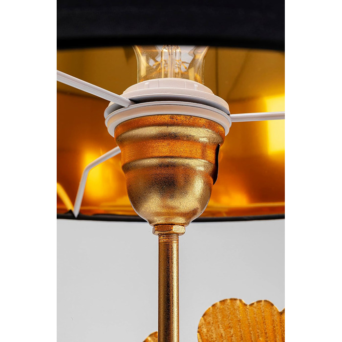 Настільна лампа Kare Design Flores Gold у формі листя гінкго, сталевий каркас, декоративний світильник для спальні або робочого столу, без лампочки, 62x30x30 см (В/Ш/Г)