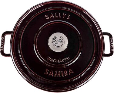 Чавунна каструля Sally's 'Samira - міцна та високоякісна перлина для ідеального приготування їжі - об'ємом 2,2 літра, для всіх тип