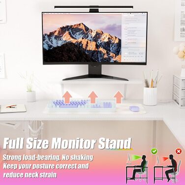 Ігровий стіл із розумним світлодіодним освітленням, L-подібний стіл із подовжувачем для домашнього офісу, кутовий стіл 120-150 см з розеткою, сумка для зберігання, підставка для монітора, білий