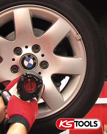 Пневматичний гайковерт KS Tools Monster 515.1210 I Пневматичний гайковерт з практичним важелем перемикання L/R I Високоефективний