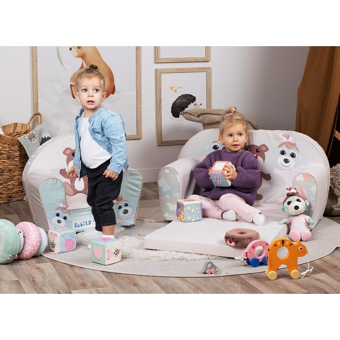 Дитячий стільчик - Малюки та ведмідь, 74037 -