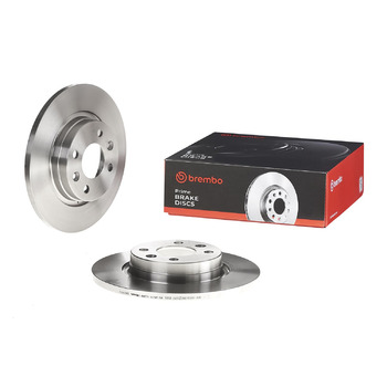 Гальмівні диски Brembo 08.A268.10 (комплект 2 шт.), чорні