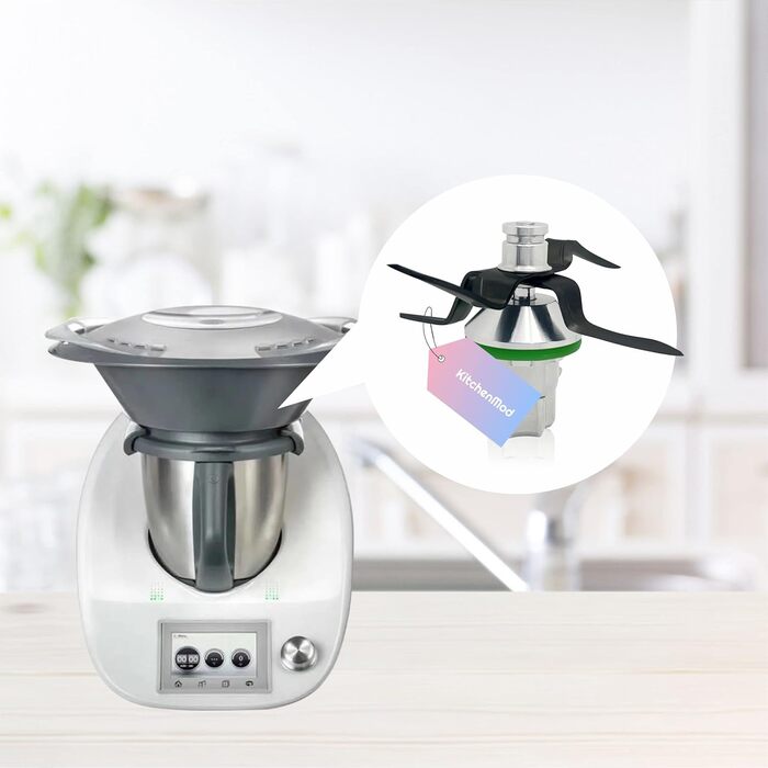 Ніж з титановим лезом для аксесуарів для кухонного комбайна Vorwerk Thermomix TM5 Titan TM5