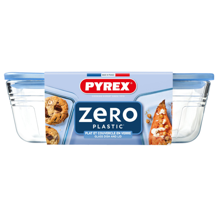 Форма з кришкою Pyrex Pure Glass, 24x19x8 см (2.6 л) (7092351)