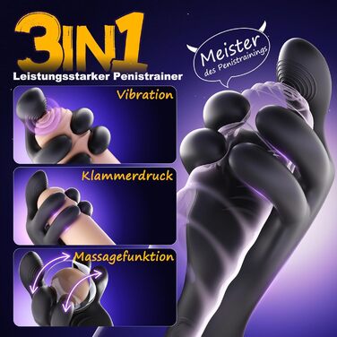 Електричний мастурбатор для чоловіків, 10 рівнів тиску та 10 рівнів вібрації, чарівна рука, набір вібраторів для стимуляції пеніса, секс-іграшки для чоловіків, сольні мастурбатори, кишенькова кицька, Yewuzer