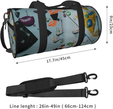 Дорожня сумка-циліндр, дизайн люди малюють на стіні, спортивна сумка для чоловіків та жінок, сумка-мішок, спортивна сумка