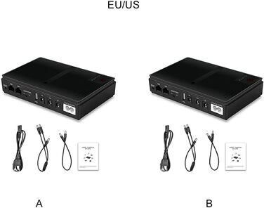 Міні-блок безперебійного живлення 5/9/12 В 10400 мАг для WLAN-маршрутизатора Стабільне джерело живлення ABS 10400 мАг блок резервн