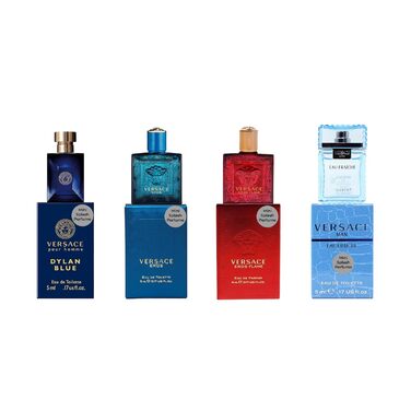 Набір мініатюр Versace Men Miniatures Set (4×5 мл)