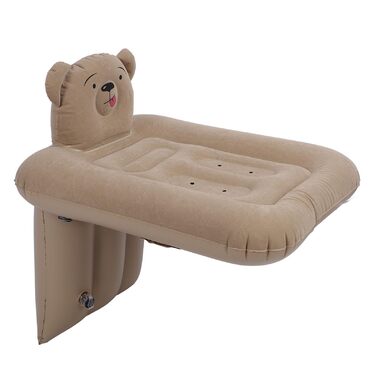 Надувне автокрісло SIXRUN, подовжена конструкція зі знімним ременем безпеки для малюків, сумісне з більшістю поширених типів автомобілів, позашляховиків, мінівенів