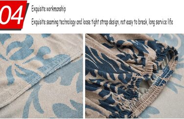 Чохли для 1/2/3/4-місних диванів, чохол для дивана з високоеластичного флісу, захисний чохол для дивана (лише чохол для дивана) (Колір Стиль 19, Розмір Подвійний)