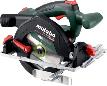 Акумуляторна портативна циркулярна пила Metabo KS 18 LTX 57 BL, без акумулятора, з безщітковим двигуном, з вибіжним гальмом, з Met