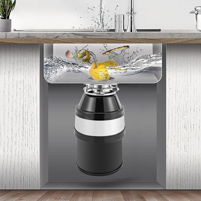 Вт 1,4 л Подрібнювач кухонних відходів, Подрібнювач їжі, Руйнівник відходів, Утилізація харчових відходів Побутова раковина Сміттєвий млин, Кухонні харчові відходи Подрібнювач сміття Подрібнювач їжі, 560