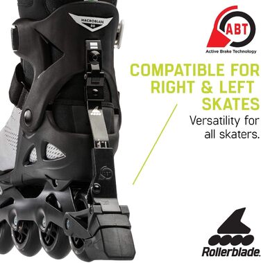 Роликові ковзани жіночі Macroblade 80 ABT W Inline Fitness 9.5 GLACIER GREY/NEO MINT